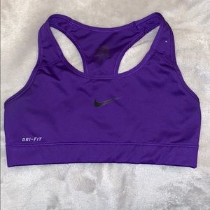 Purple Dr-Fit Nike Sports Bra